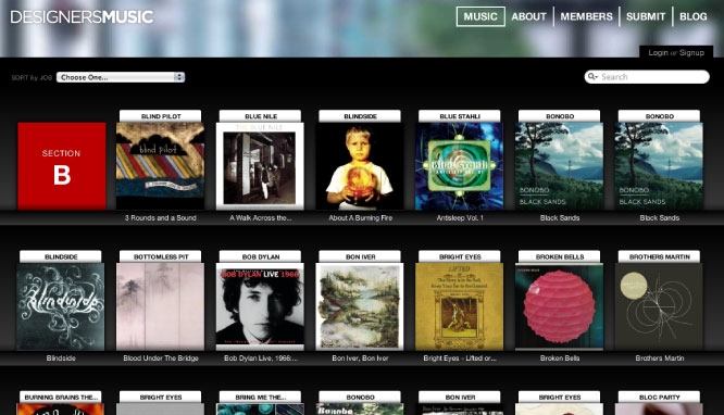 DesignersMusic Screenshot