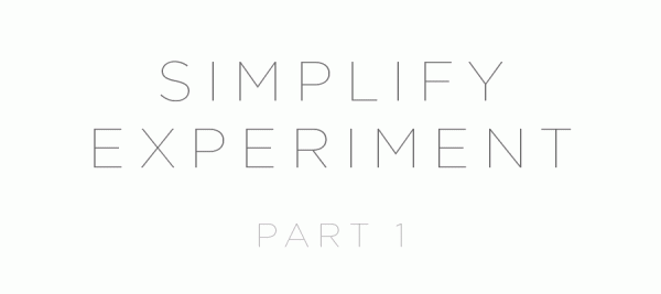Simplify Experiment Pt 1