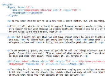 HTML and CSS
