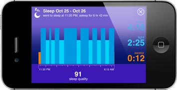 Up iPhone Sleep Cycle Screen