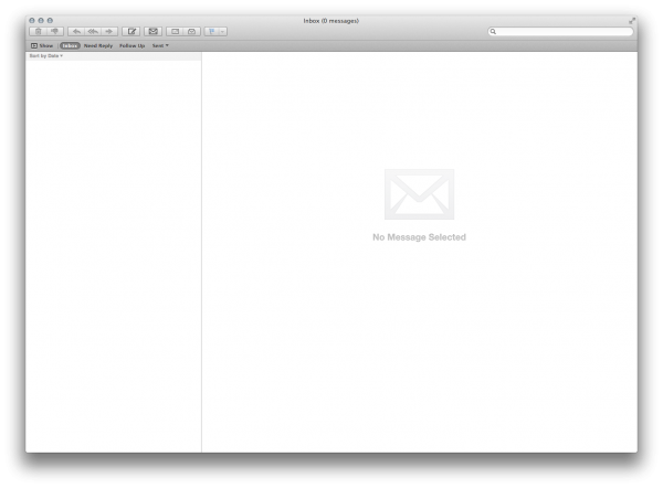 Mail Empty Inbox