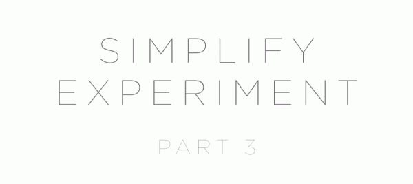 Simplify Experiment Part 3