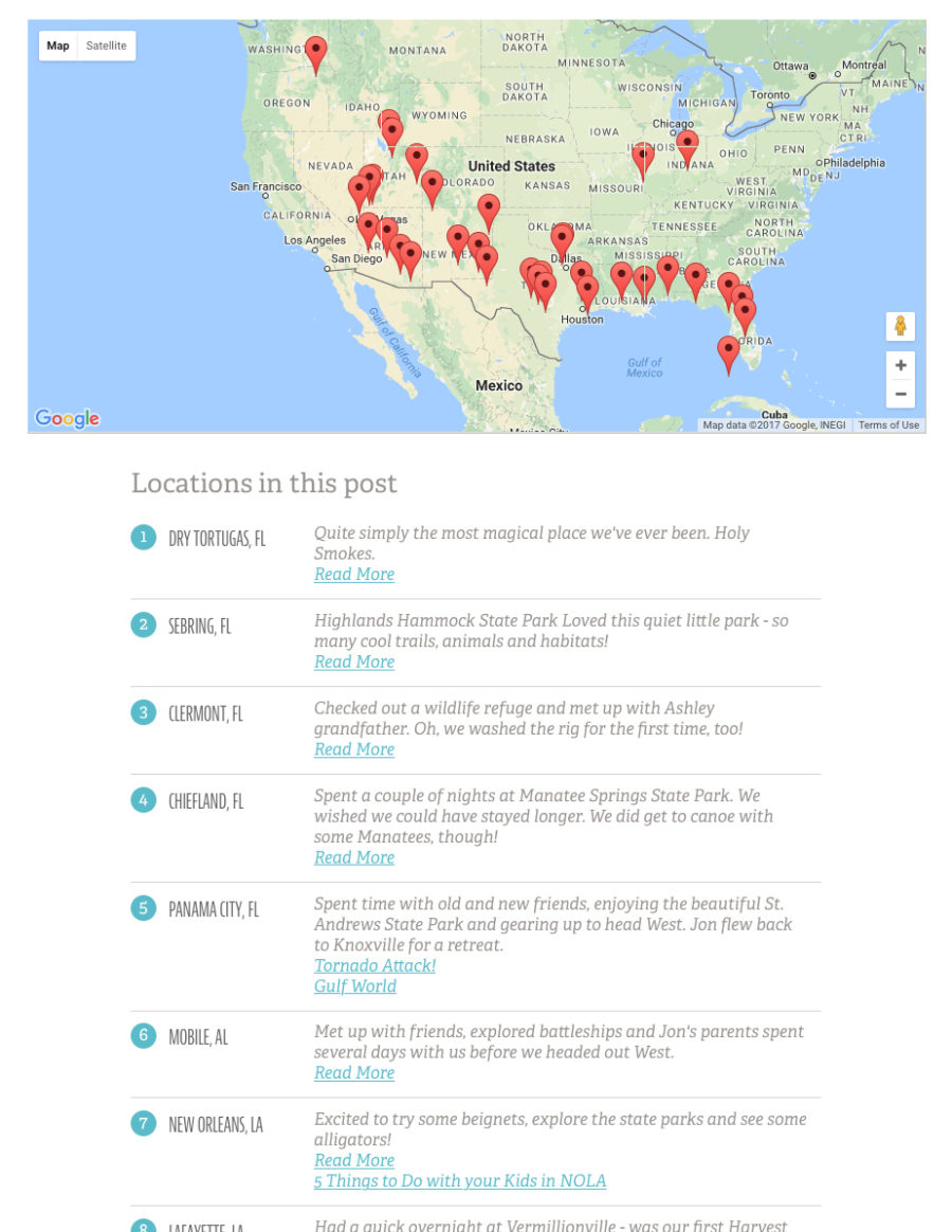 Google Maps Template