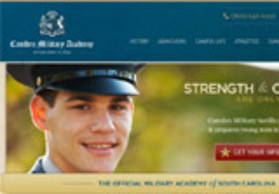 Camden Military Academy Web Design