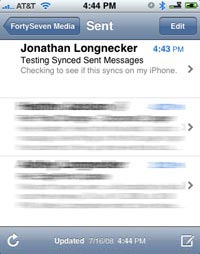 Syncing Your Sent Mail On Your Computer And Iphone Blog Fortyseven Media